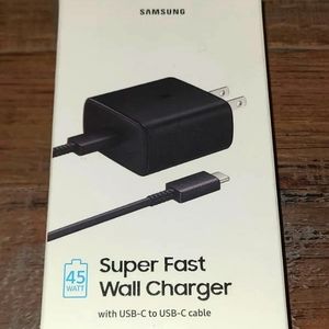 NEW Samsung 45W USB-C wall charger & cable for super fast charging